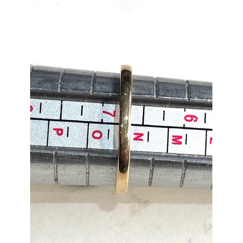 89 - 9ct gold diamond cluster ring 0.15ct diamonds  weight 1.7g