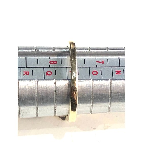 91 - 9ct gold diamond cluster ring 0.25ct diamonds weight 3.4g