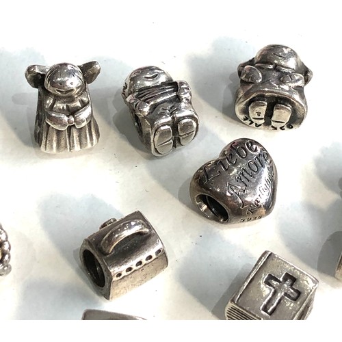 398 - 18 vintage silver pandora charms