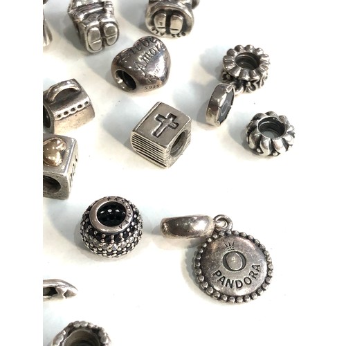 398 - 18 vintage silver pandora charms