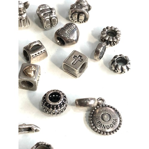 398 - 18 vintage silver pandora charms