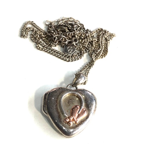 402 - selection of silver jewellery etc includes tiffany small silver scent bottle and filler clogau heart... 