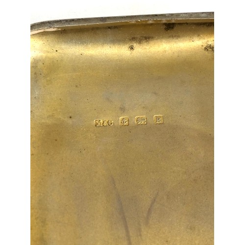 72 - Silver cigarette case weight 70g age related wear marks dents