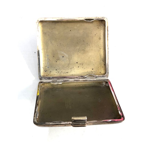 71 - Silver cigarette case weight 94g
