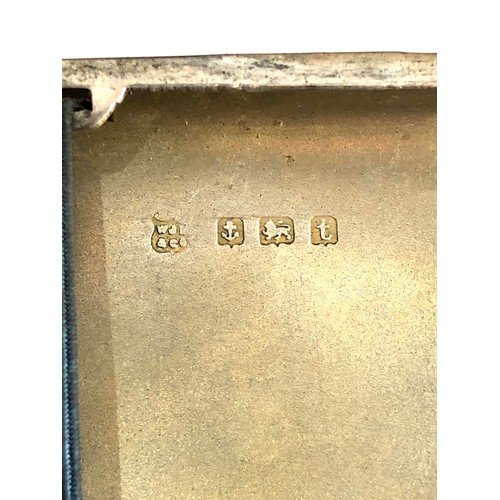 40 - Silver cigarette case weight 95g