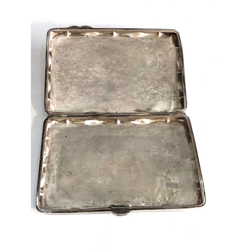 18 - Antique Silver card case weight 71g