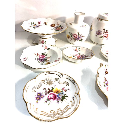 550 - Selection of Royal Crown Derby china Derby posies etc