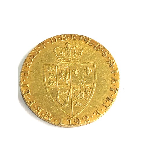 443 - George 111 1792 gold guinea