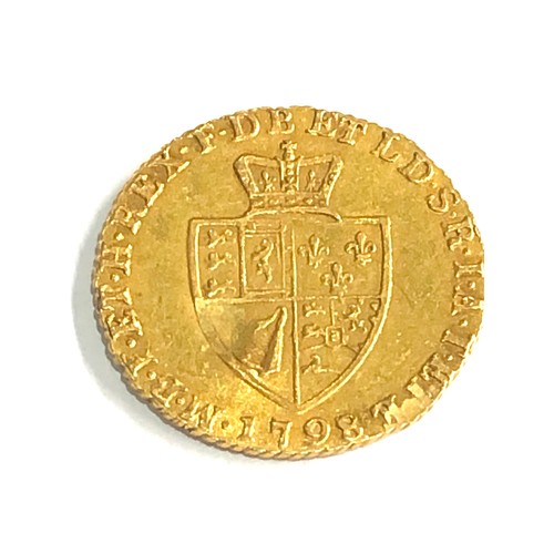 446 - George 111 1798  gold half guinea