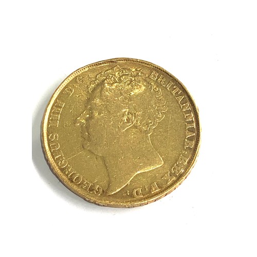 412 - George 1V 1823 gold two pound coin