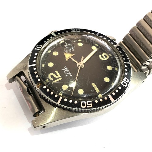 459 - Rare smiths Astral 1969 steel divers watch the watch id not working tries to tick when shaken but st... 