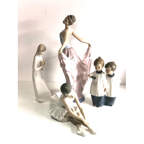 549 - 4 Lladro & Nao figures