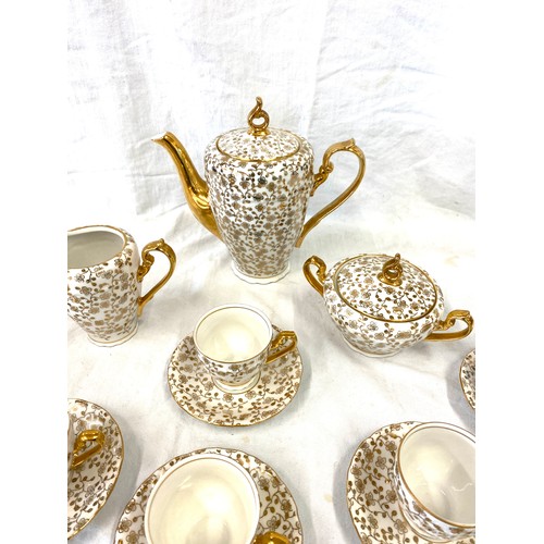 6 - 6 Place setting tea service, made in Czecho Slovakia over all good condition