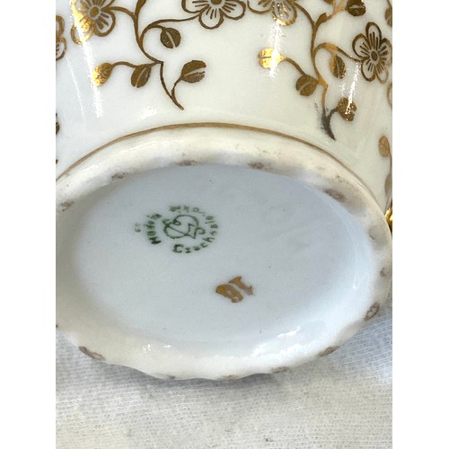 6 - 6 Place setting tea service, made in Czecho Slovakia over all good condition