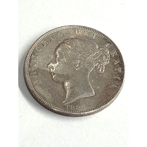 450 - High grade silver Victorian 1884 half crown please see images for grade