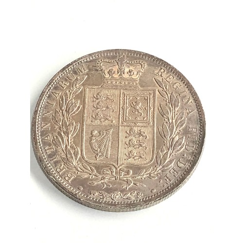 450 - High grade silver Victorian 1884 half crown please see images for grade