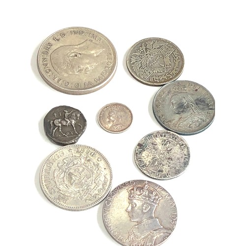 454 - Selection of collectable antique silver coins please see images for details