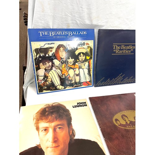 27 - Selection of Beatles vinyls to include, The Beatles Ballads, The Beatles Rarities, The Beatles love ... 