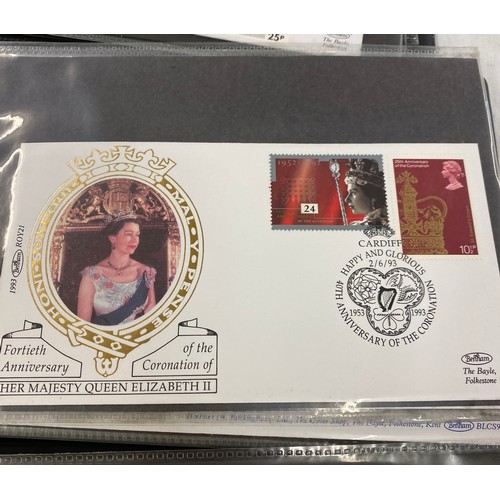 29 - 4 Albums containing a quantity of first day covers and stamps, to include presentation Railway packs... 