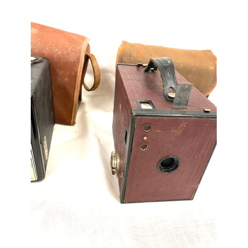 24 - Kodak brownie 127 camera, Kodak brownie flash II camera, Kodak brownie no 2, Panorama camera, 
Olymp... 