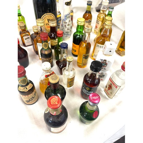 39 - Large selection of alcohol miniature's