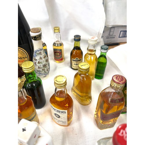 39 - Large selection of alcohol miniature's