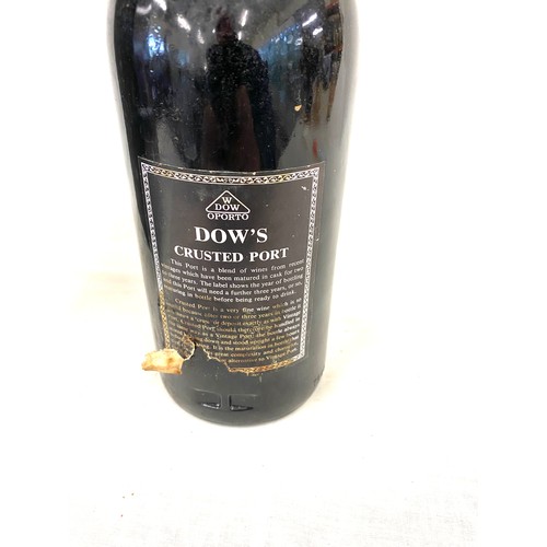 62 - Boxed port decanter set and a bottle of Dows Port 1985