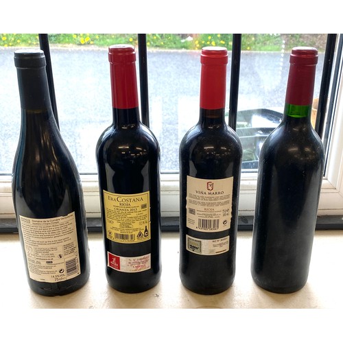 66 - 4 Bottles of Era Costana Rioja, Vina Marro, des combres 2009 and Vacqueyras 2012