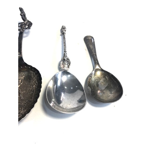 26 - Selection of antique silver spoons weight 72g