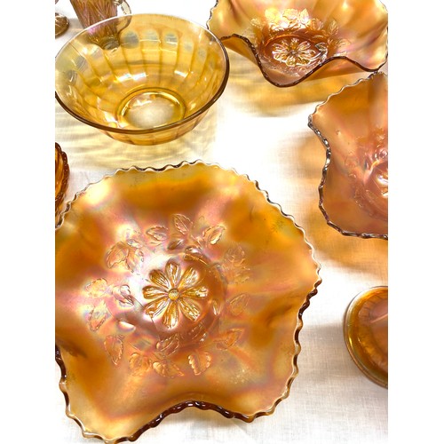 12 - Large selection of carnival glassware