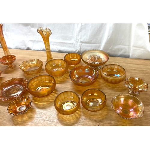 5 - Large selection of carnival glassware