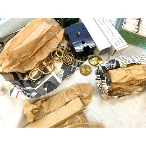 859 - Selection of watch and clock parts