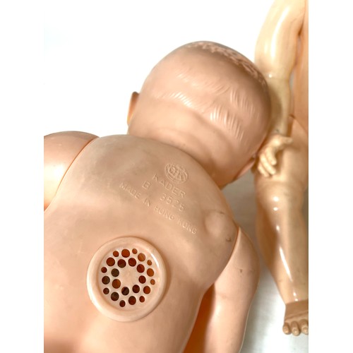 98 - Kader D3525 vintage doll , plus one vintage other