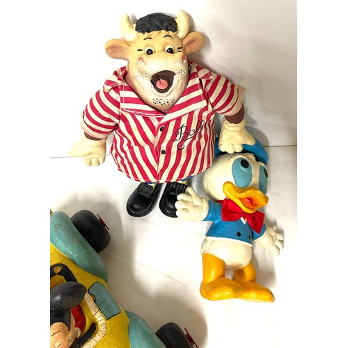 50 - Selection vintage character bendys / squeeze toys, to include spitting image Margaret Thactcher, Bul... 