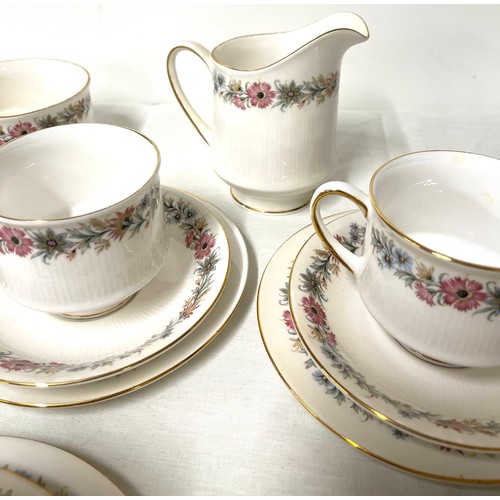 78 - Paragon Belinda 6 place setting tea service, no tea pot, overall good condition