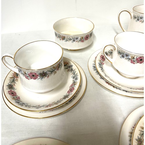 78 - Paragon Belinda 6 place setting tea service, no tea pot, overall good condition