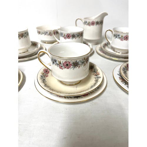 78 - Paragon Belinda 6 place setting tea service, no tea pot, overall good condition