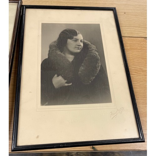 45 - Selection of 5 vintage framed prints, some signed Frank Brown
