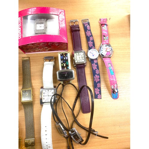 536 - Large selection of assorted watches, all untested