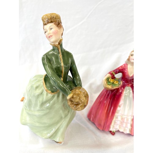 3 - 3 Royal Doulton lady figures, Grace, Janet, Gillian