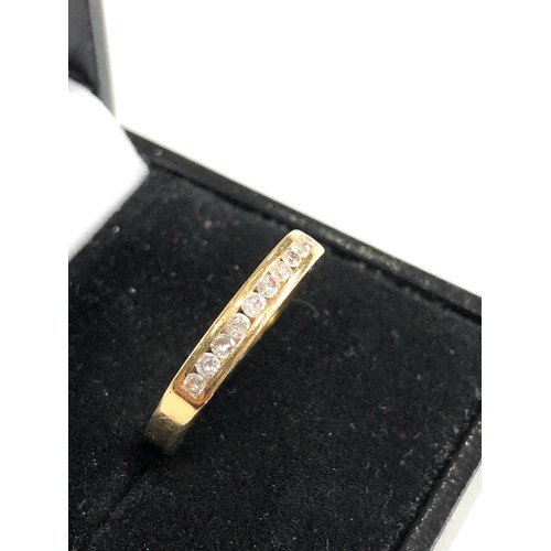 111 - 18ct gold diamond ring 0.25ct diamonds wight 3g