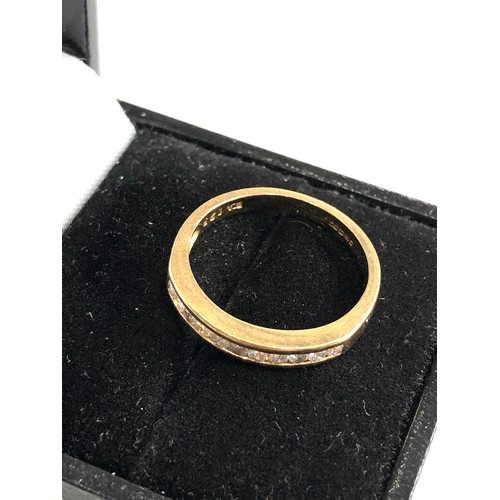 111 - 18ct gold diamond ring 0.25ct diamonds wight 3g