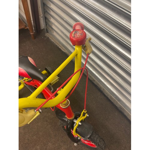 100I - Small childrens character Cars bike