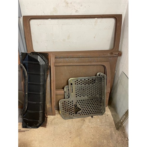 99B - VW Bay Window Camper 1972 T2 (Crossover Model), Comes on a rolling dolly ready to transport. This is... 