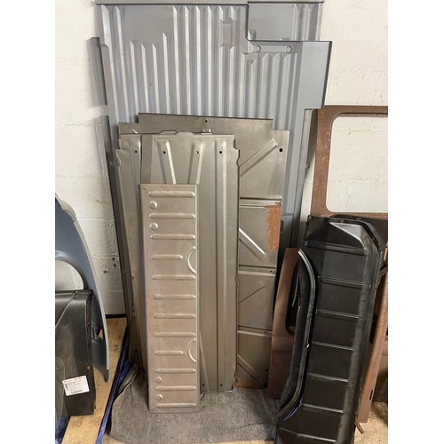 99B - VW Bay Window Camper 1972 T2 (Crossover Model), Comes on a rolling dolly ready to transport. This is... 