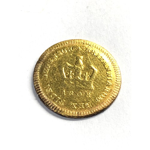 508 - 1808 George III Third Gold Guinea weight 2.9g