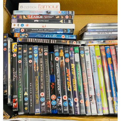 179 - Large selection of dvd and cds ect