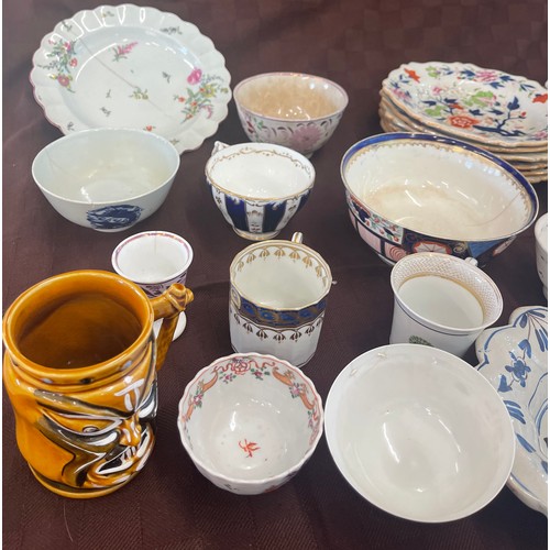 204 - Large selection of assorted china, to include bowls, plates, cups etc, a/f