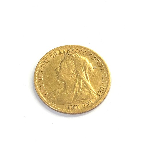 516 - Victorian 1899 half Sovereign