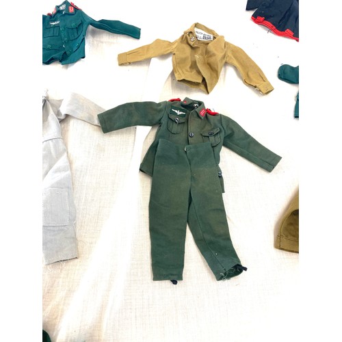 123 - Selection of vintage 1960's, 1970's Action man clothings some with Palitoy labels